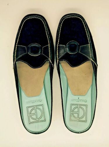 COLE HAAN NikeAir Cute Suede & Leather Slide Loafers Comfort Sole 6.5B NEW!! - Picture 4 of 12