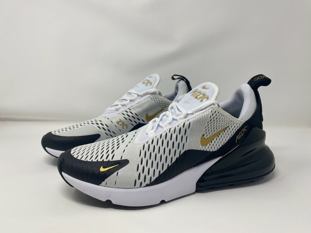 air max 270 gold and white
