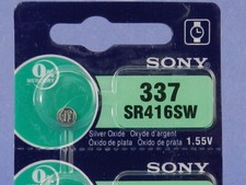 Sony 337 SR416/SW Watch Battery 1Pc