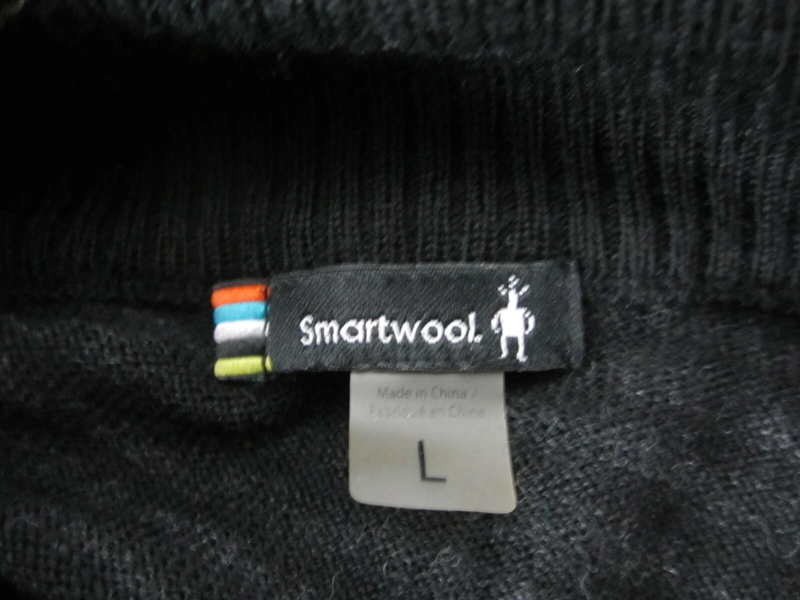 smartwool striped merino wool asymmetric zip turtleneck sweater