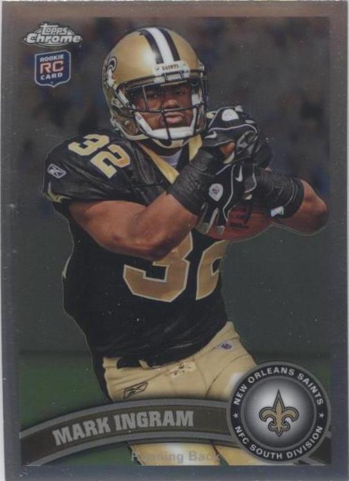 2011 Topps Chrome Mark Ingram #50 - 1 of 2