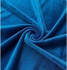 Blue Tunic Fabric Velvet Dressmaking Crafted Material Sewing 4Y Fabric 58"W Top