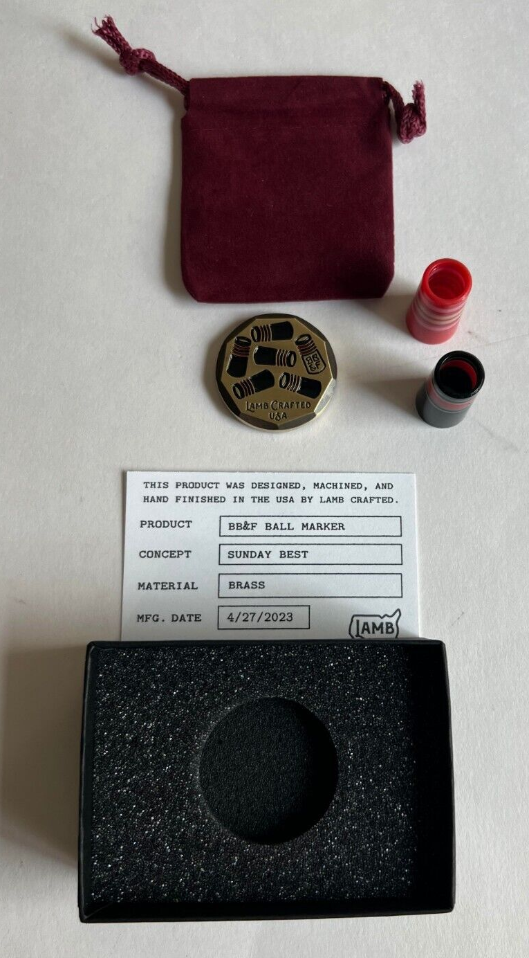 Tyson Lamb Crafted x Boyd Blade & Ferrule Co Sunday Best (Golf Ball Marker) eBay