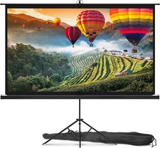 PyleHome PRJTP80 Tripod Projector Screen 84"16:9 Widescreen