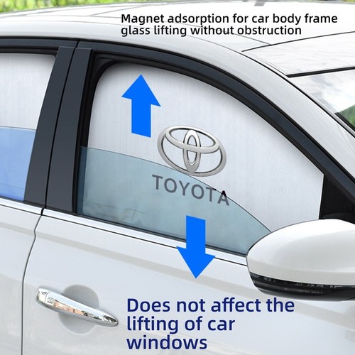 Parasole Auto Magnetico Resistente Stabile Qualità Premium per Finestrini Anteriori Posteriori Laterali - Foto 4 di 31