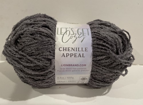 Lion Brand Let's Get Cozy • Chenille Appeal Yarn • STORM FRONT • (284 yards) - Picture 1 of 3