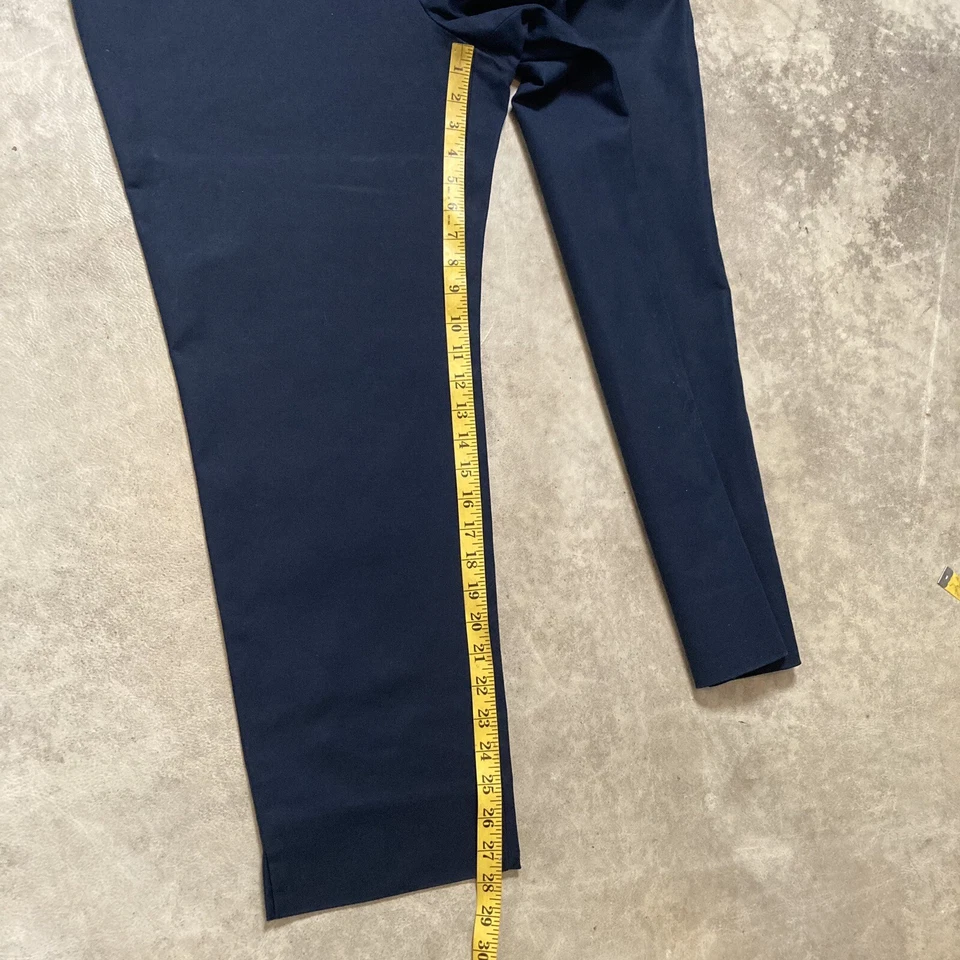 Pantalones Worth New York para mujer talla 16 negros pierna recta tiro medio pantalones oficina Foto 4 de 4