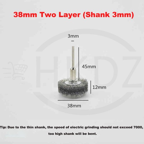 Stainless Steels Wire Brush Cleaning Wheel Brush Rotary Polishing Rust Tools - Picture 80 of 80