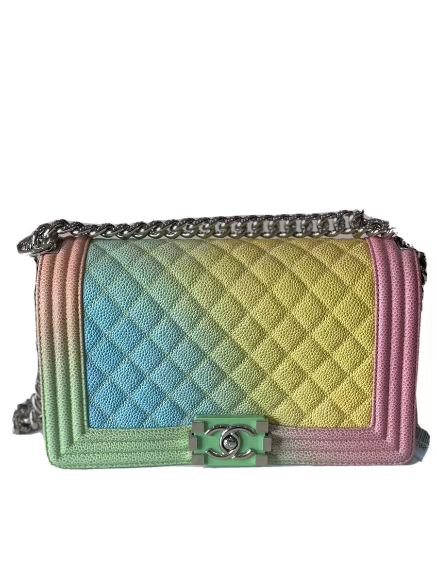 chanel rainbow tote