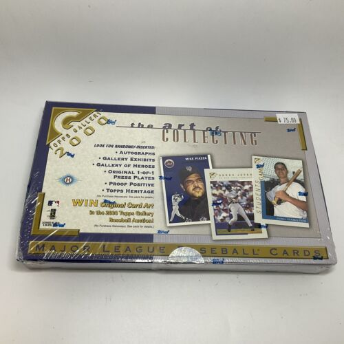 2000 Topps Gallery Baseball werkseitig versiegelte Box