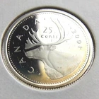 2001 Canada 25 Cents — photo from another recent sale