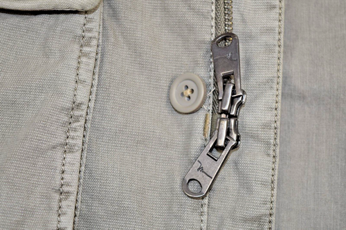 Vintage Jacket Marc Anthony Size L 00s Ashy Gray Heavy Duty Cotton Cargo Style - Picture 6 of 11