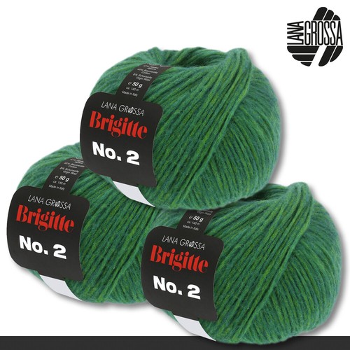 Lana Grossa 3 x 50 g Brigitte No. 2 Netzgarn Wolle Alpaka Baumwolle 51 Farben - Bild 68 von 103