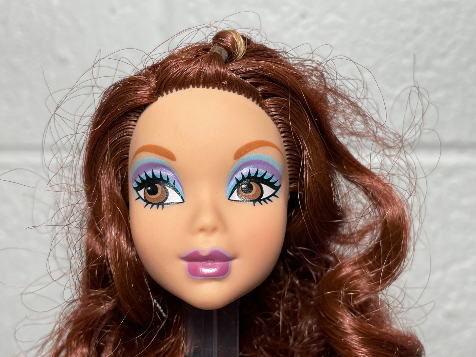 Barbie My Scene Chelsea Doll's Head Auburn Red Hair eBay