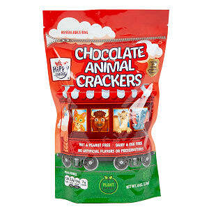 Шоколадные крекеры в виде животных Happy Snacks 8 унций 2390₽