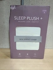 Full Size BOX SPRING COVER - Sleep Sense + Ivory