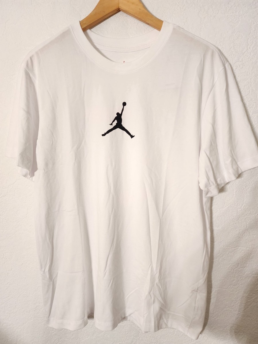 Tシャツ・カットソー Nike Jordan Jumpman Men's T-Shirt CW5190-102 Nike Air Jordan Jumpman Dri-FIT Football T-Shirt Size Large