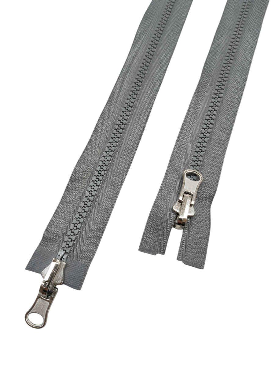 Cerniera Doppio Cursore 65cm - Zip Separabile Con Apertura Dall'Alto E Basso Per Giubbotti E Borse - Foto 2