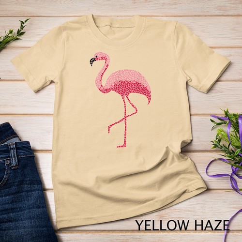 Camiseta Unisex Diseño Flamenco Rosa Tropical - Imagen 15 de 15
