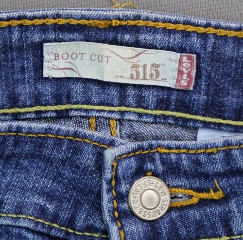 Botas de mezclilla vintage para mujer Levi's 515 2006 corte elásticas talla 20M (MSR 37x31) - Imagen 3 de 8