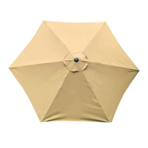 Patio Umbrella Replacement Fabric Parasol Garden Canopy 2/2.7/3m Cover 6/8 Bone - Picture 91 of 136