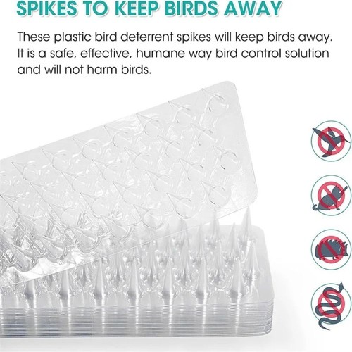 10/20Pcs Spikes Repeller Cat Plastic Bird Repellent Squirrel Garden Fences - Picture 7 of 16