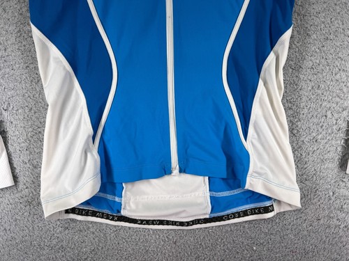 Gore Wear Cycling Jersey Medium Blue SLIM Long Sleeve Full Zip Polyester Sloxyl - Picture 5 of 15