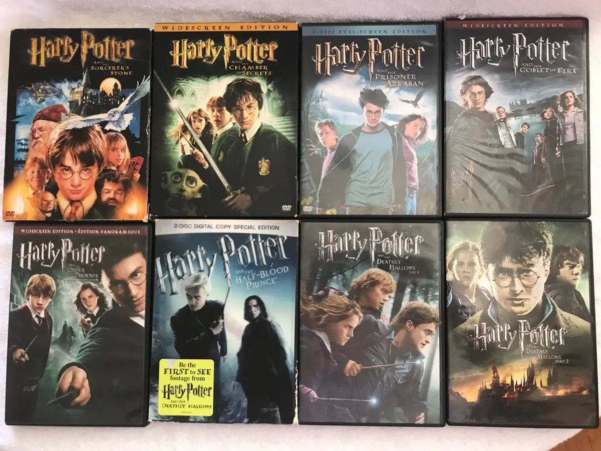 HARRY POTTER Lot of DVDs All Movies Complete Set ~ 1-7 | eBay