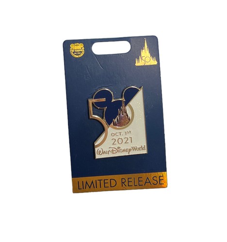 2021 Walt Disney World 50th Anniversary Magic Kingdom Oct 1st Day Of - Picture 1 of 2