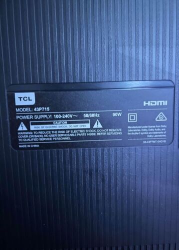 43 inch tcl tv - Picture 3 of 3