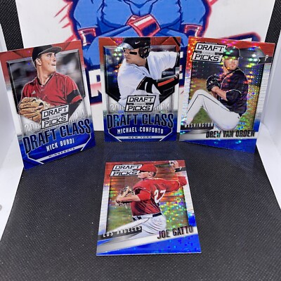 2014 prizm draft picks baseball michael conforto 4-card rookie prizm lot!