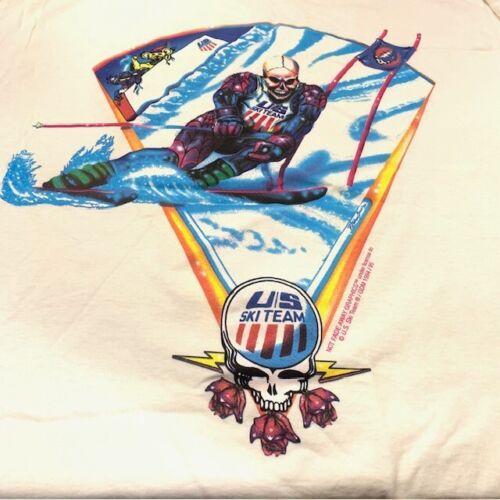 Vintage Grateful Dead US Ski Team Winter Tour 1994 95 T-Shirt Herren Large Rare - Bild 20 von 24