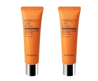 Dr. Hedison Perfect Sun Block Sonnenschutz LSF 50+ PA+++ | 50ml x 2 | UV-Schutz