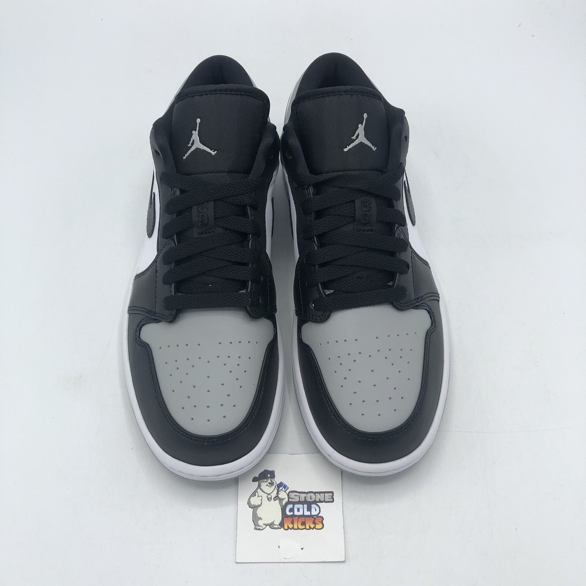 Nike Air Jordan 1 Low Shadow Toe Smoke Grey Size 9.5 553558-052 | eBay