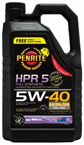 Penrite HPR 5 SAE 5W-40 Engine Oil 5L - Picture 1 of 2