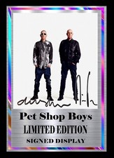 PET SHOP BOYS   SIGNED    LIMITED EDITION  FRAMED 2