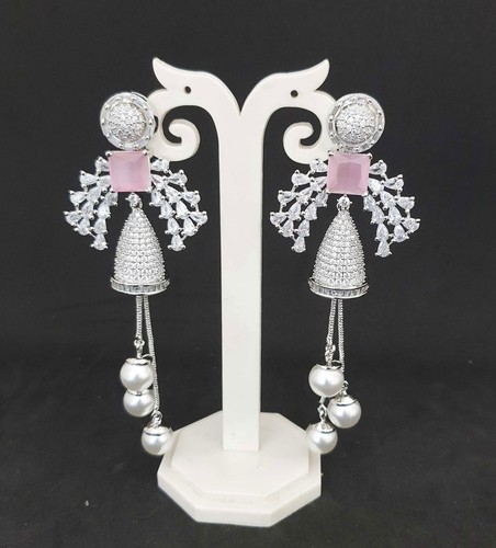 Indian High Quality New Bollywood Style Tradition Fancy Earring Fashion Jewelry - Picture 36 of 52