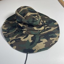 Bucket Hat Cap Cotton Fishing Boonie Brim Visor Sun Safari Summer Men Camping