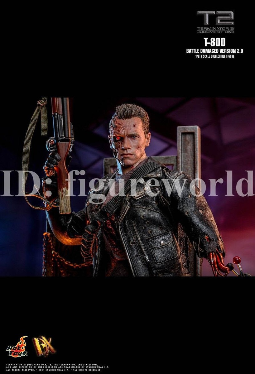 Hot Toys DX46 1/6 Terminator 2: Judgment Day T-800 Battle Damaged