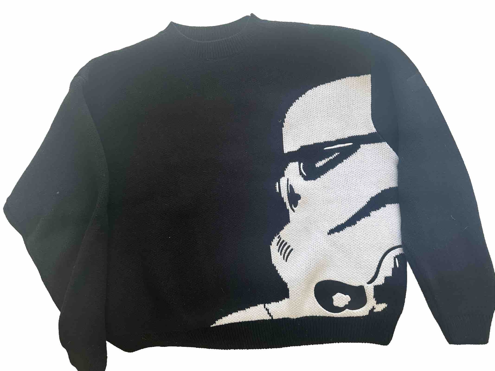 ✔️ KITH Star Wars Stormtrooper Crewneck Sweater Black XL