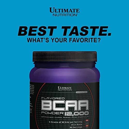 Ultimate Nutrition Flavored BCAA Powder 12000 Blue Raspberry, 60 Servings - Picture 5 of 7