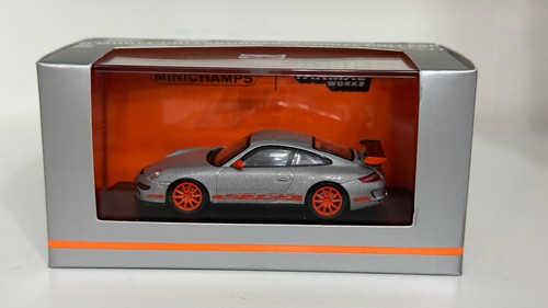 Minichamps x Tarmac Works 1:64 COLLAB64 Porsche 997.1 911 GT3 RS Silver