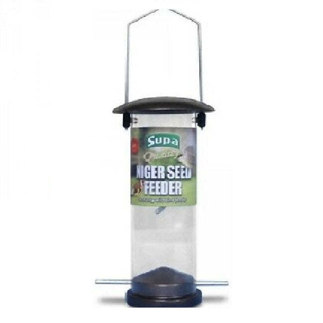 SUPA PREMIUM METAL FEEDER : Seed, Peanut, Niger or Sunflower bp Bird Feed Holder
