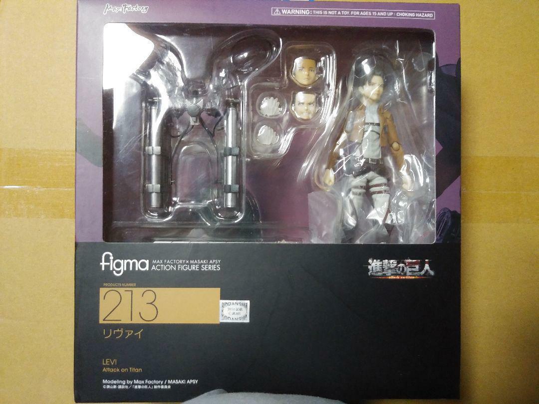新品未開封　figma 213 リヴァイ Attack on Titan UNOPENED in BOX] figma 213 Attack on Titan Levi Figure #50