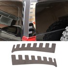 Stainless Steel Rear Window Trim Tail Panel Accessories For 2006-2009 Hummer H3