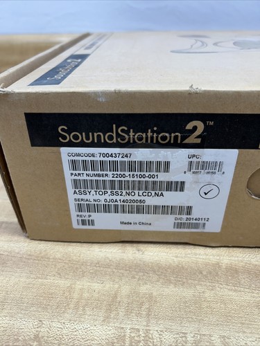 Polycom SoundStation2 Conference Phone 2201-15100-601 with Wall Module - Picture 8 of 8