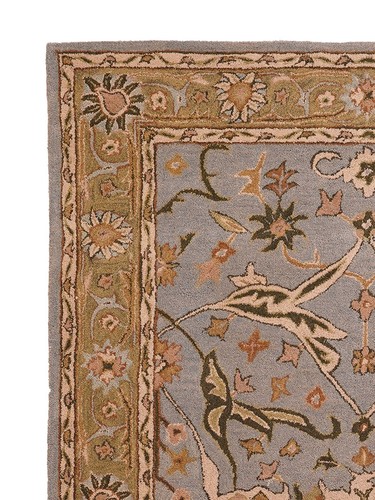 Eco-Friendly Hand Tufted Wool Area Rug Oriental Blue Green BBH Homes BBK00503 - Picture 9 of 135