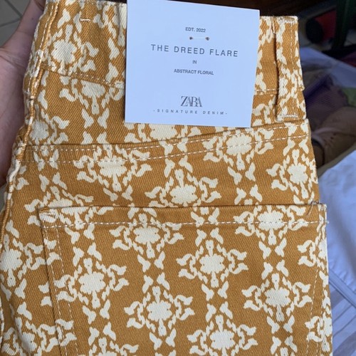 ZARA ZW The Dreed Flare print jeans 9632/061 Size 2 - Bild 5 von 6