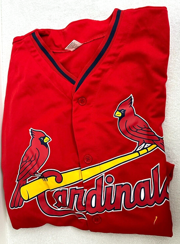 St. Louis Cardinals Men’s XL Matt Carpenter Button Jersey #13 Vintage VGC - Picture 6 of 7