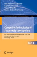 Computing Technologies For Sustainable Development Sivakumar (U. A.) Taschenbuch